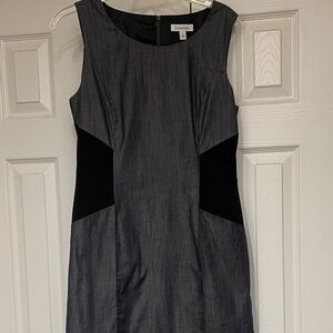 Calvin Klein Charcoal and Black Dress
